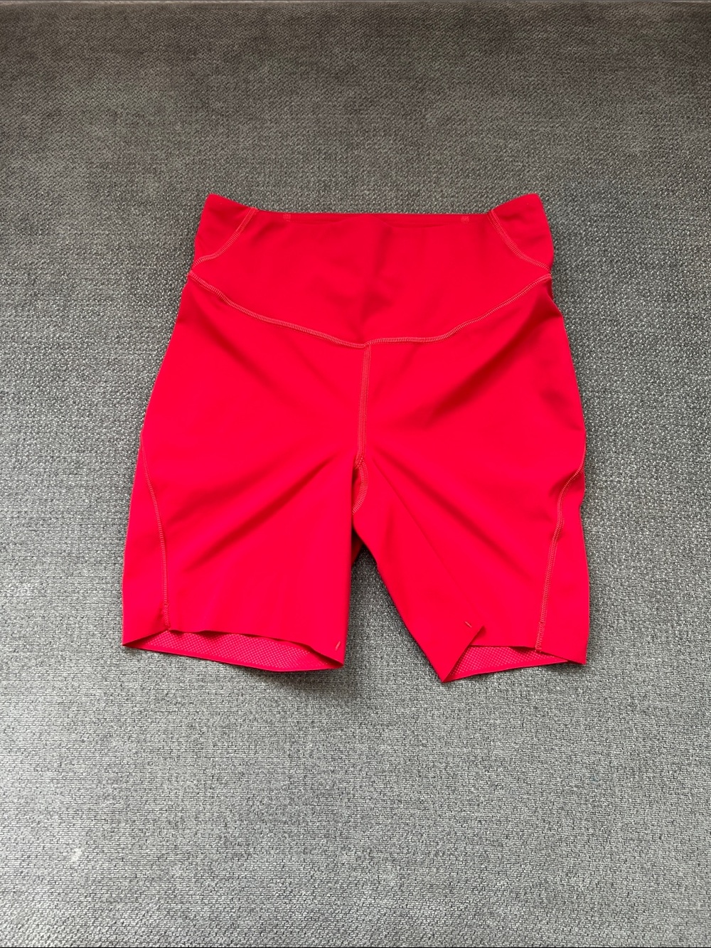lululemon athletica Bright Red High-Waist Bike Shorts